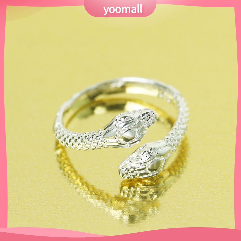 Nhẫn Hai Đầu Rắn Thời Trang Dành Cho Nữ