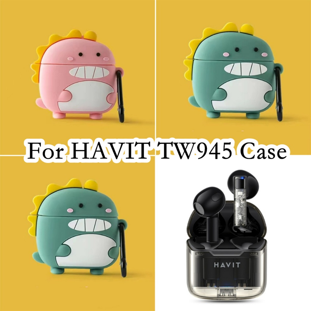 Cho HAVIT TW945 ốp tai ng Case Vỏ Bảo Vệ Hộp Đựng Tai Nghe Ốp Điện Thoại Mềm Họa Tiết Hoạt Hình Sáng Tạo Cho HAVIT TW945