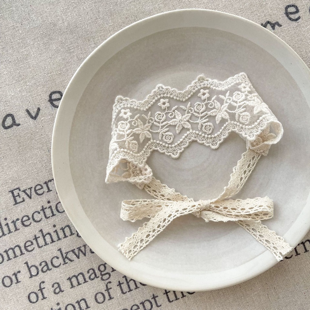 Băng Đô Cài Tóc Co Giãn Họa Tiết Hoa Phong Cách Hàn Quốc Cho Bé Gái SW0F