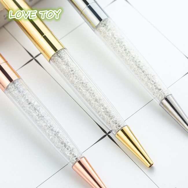 Bút Bi Có Chi Tiết Pha Lê Xinh Xắn Độc Đáo