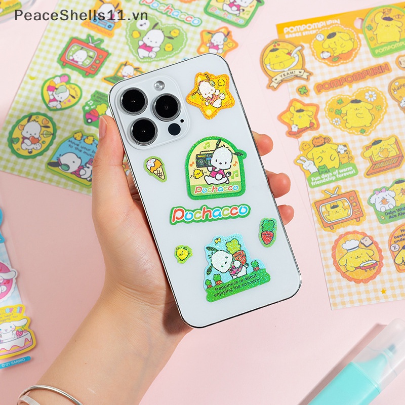 Miếng Dán Trang Trí Hình Hello Kitty Dễ Thương Chống Thấm Nước Diy