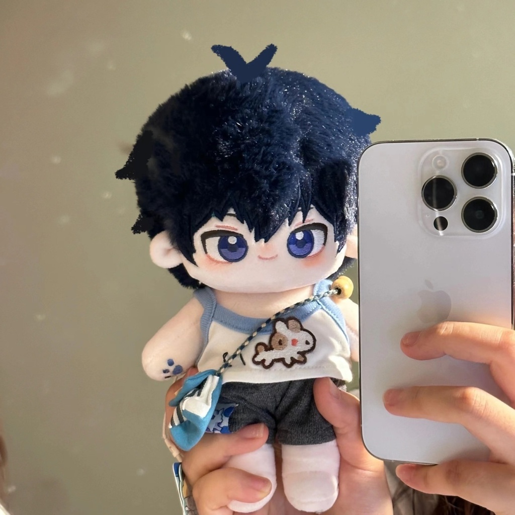 Búp Bê Nhồi Bông Yoichi Isagi Rin Itoshi Plushie 20cm Đáng Yêu