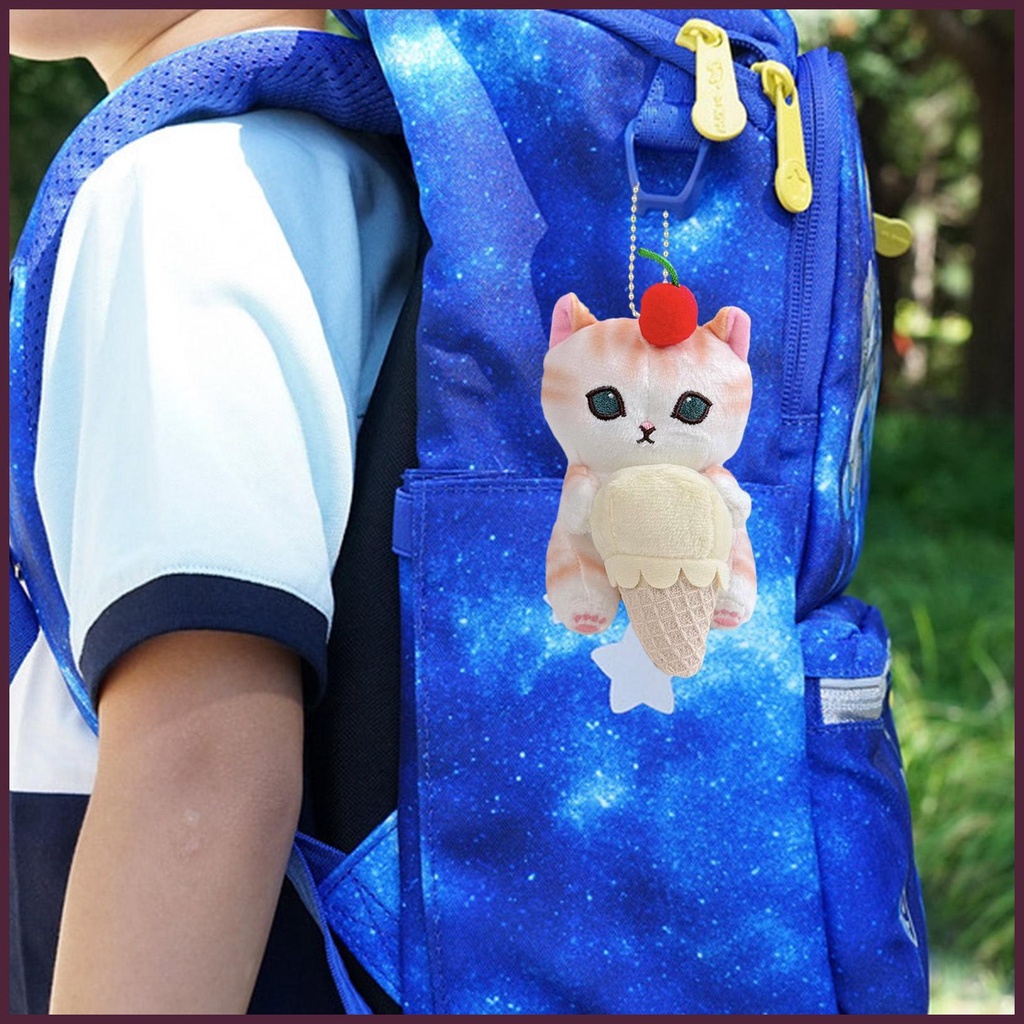 Móc Khóa Hình Cá Mập Nhồi Bông Hoạt Hình Dễ Thương