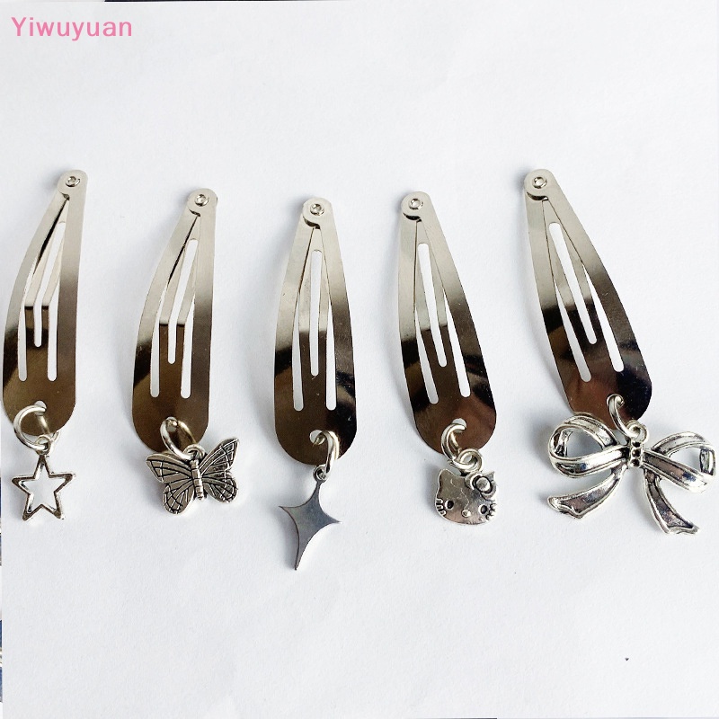 Kẹp Tóc Kim Loại Y2K Thời Trang Vintage Cho Nữ