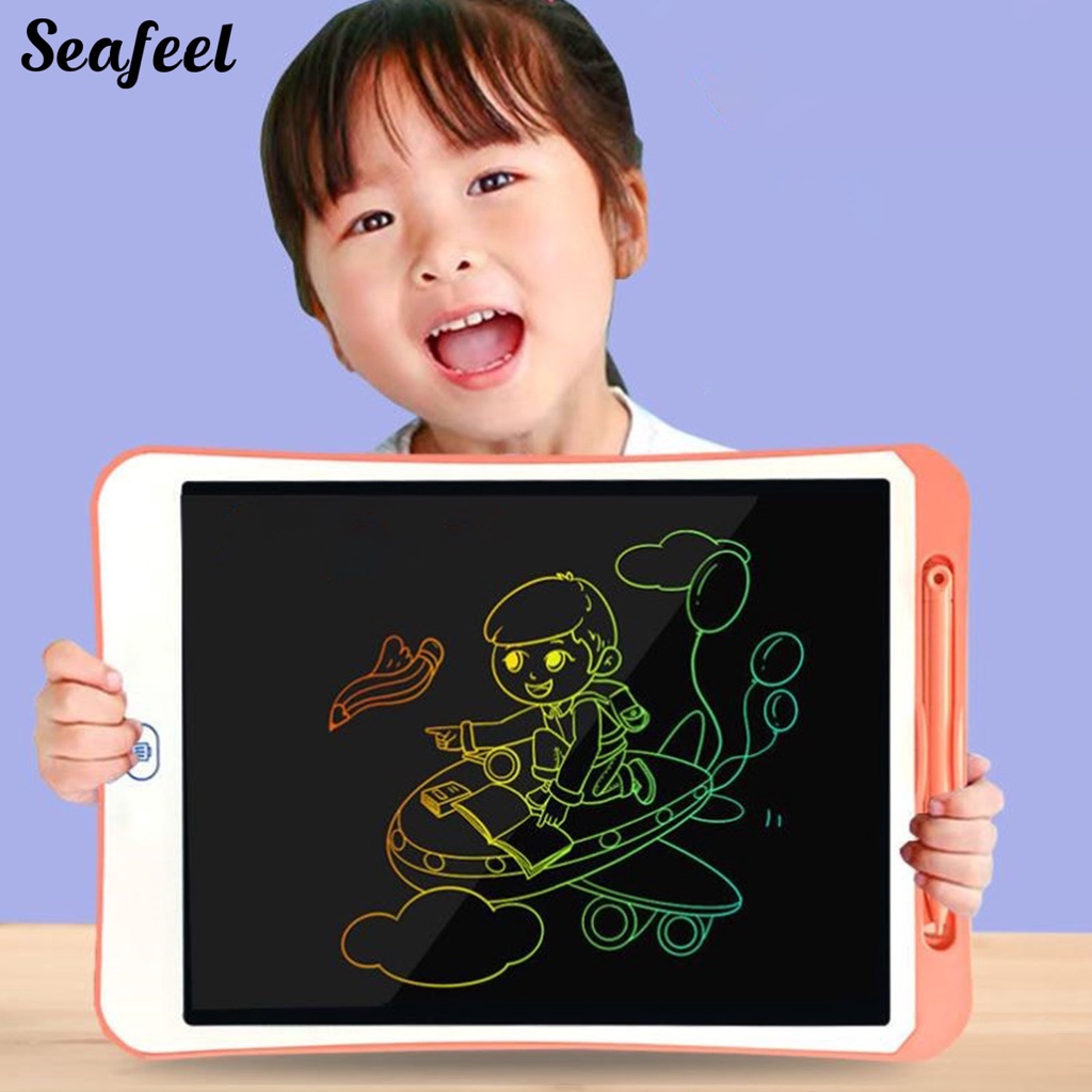 1 Bộ Bảng Viết Màn Hình LCD 4.4Inch / 6.5Inch / 8.5Inch Bằng Nhựa Chống Nước An Toàn Cho Trẻ Em