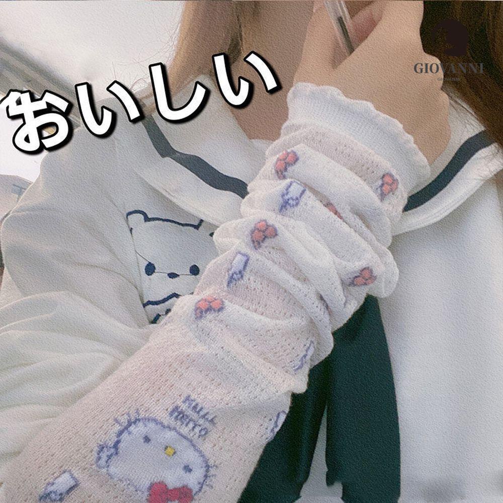 Găng Tay Giữ Ấm Chống Nắng Hình Mèo Dễ Thương