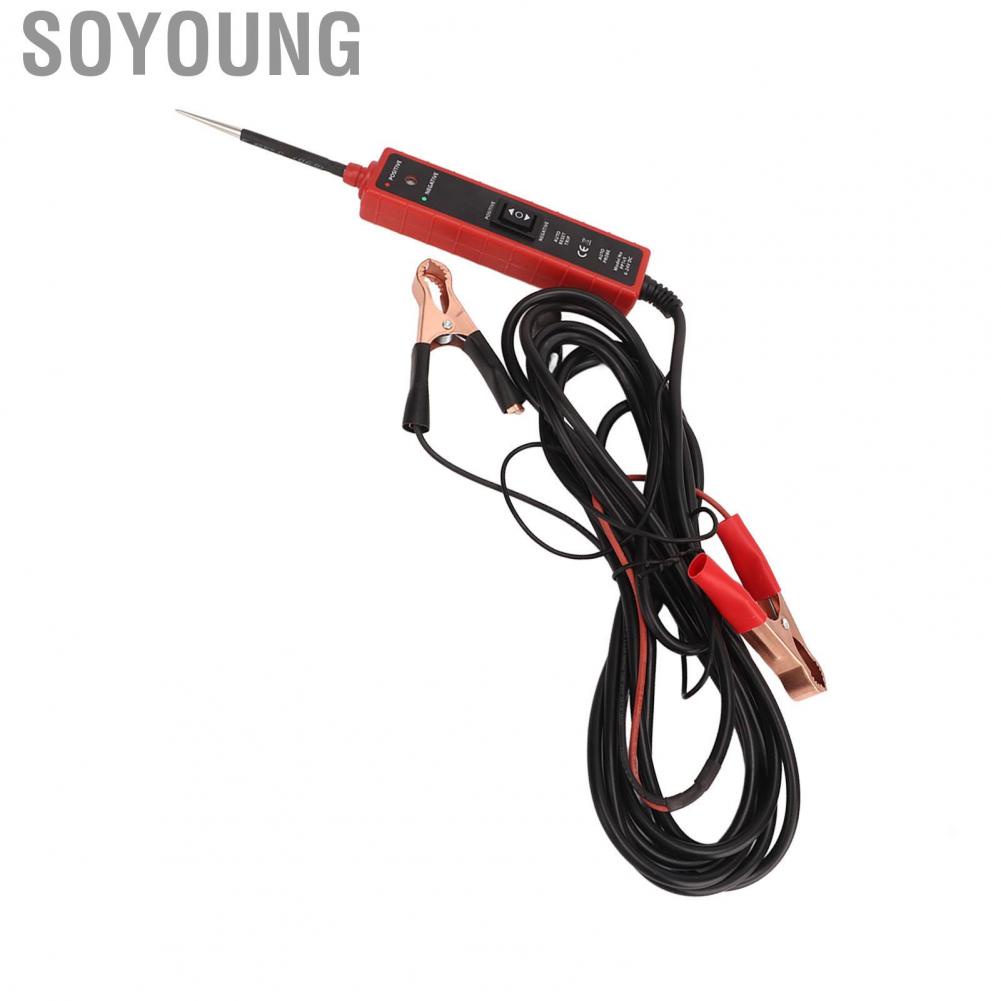 Soyoung Car  Tool 6‑24V DC Automotive Electric Circuit Tester Power Probe Detector 7A Break Current Locate Short Circuits