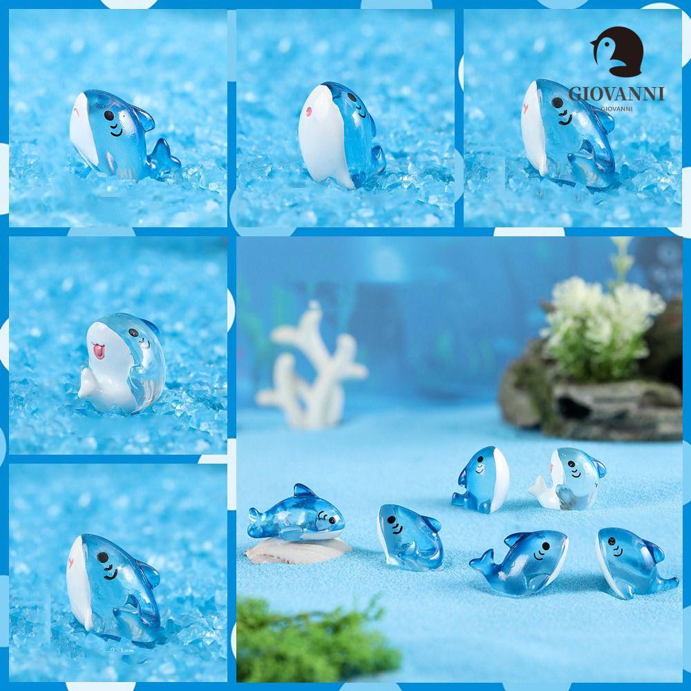 Mô Hình Động Vật Biển Vẽ Tay DIY Bằng Nhựa Resin Họa Tiết Hoạt Hình Trang Trí Nhà Cửa