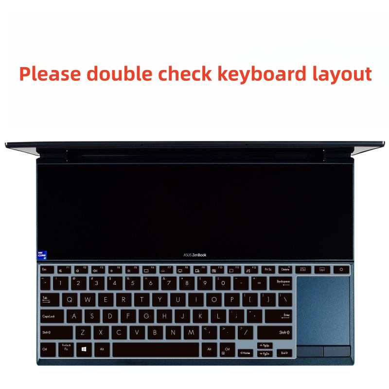 Miếng Dán Bảo Vệ Bàn Phím Bằng Silicon Mềm Siêu Mỏng Cho ASUS ZenBook X UX4100E / UX4000F 14 Inch