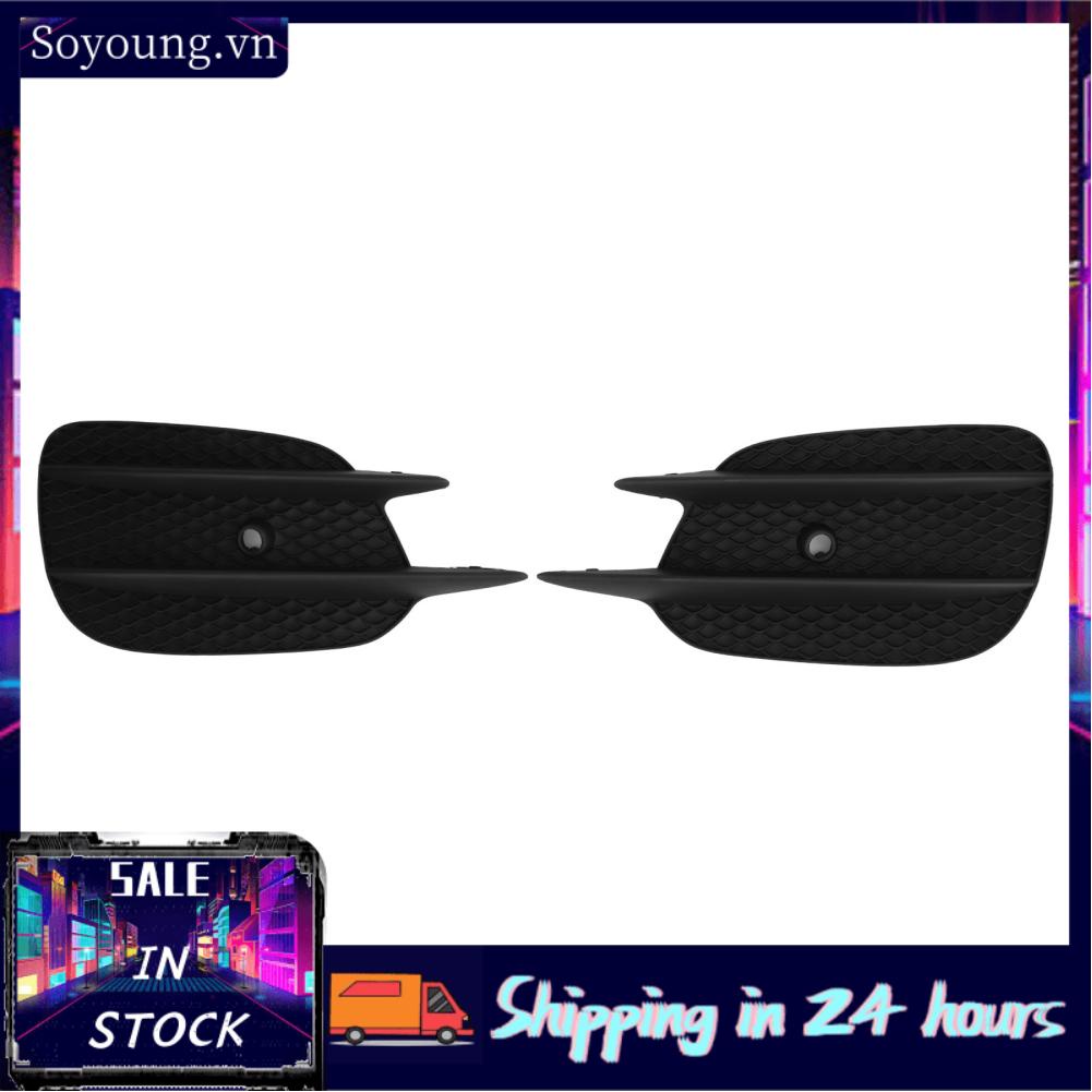 Soyoung 1 Pair Fog Light Frame Trim 2138856800 2138856700 Side Lamp Cover Replacement For Benz E‑Class AMG Line W213 S213 17-20