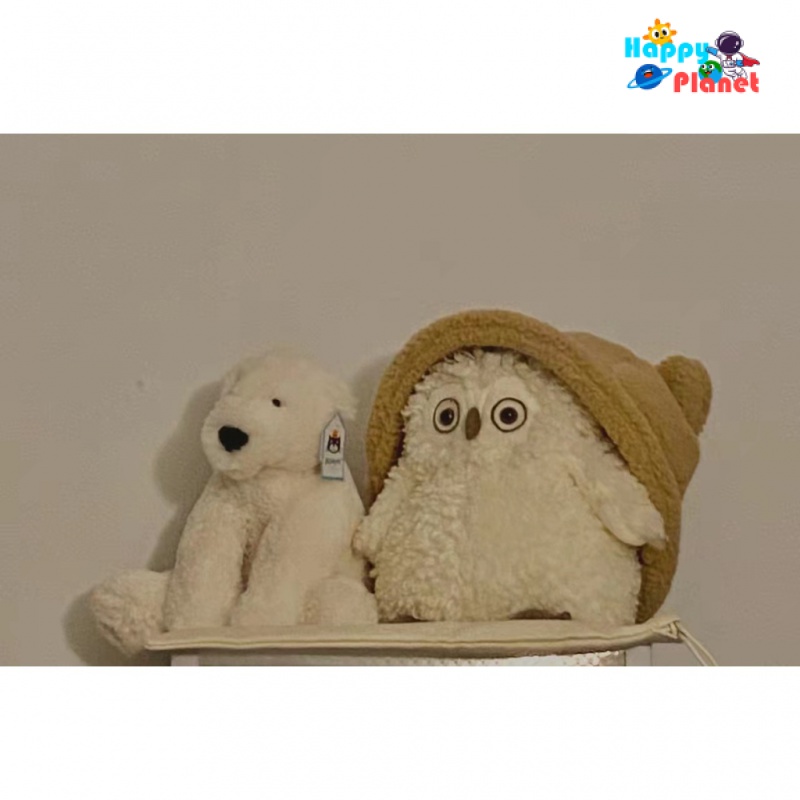 Thú Nhồi Bông Hình Cú Mèo Siêu Dễ Thương Thoải Mái Làm Quà Tặng Sinh Nhật Cho Bé Gái