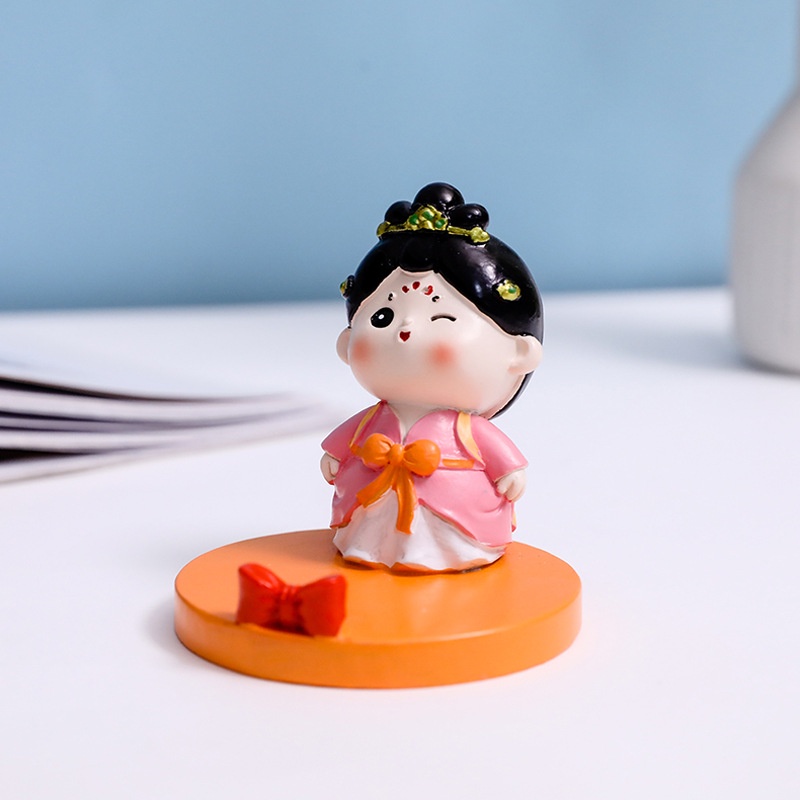 Giá Đỡ Điện Thoại Di Động Để Bàn Họa Tiết Cung Đình Trung Hoa Dễ Thương Sáng Tạo Dành Cho Nữ Trang Trí Văn Phòng