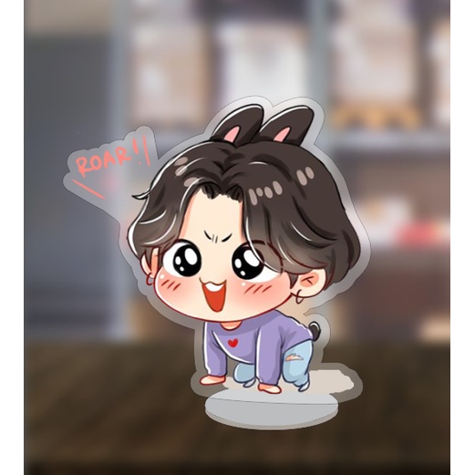 Mô hình Standee Kpop BTS Kook Tae OTP chibi 2cm/5cm/10cm