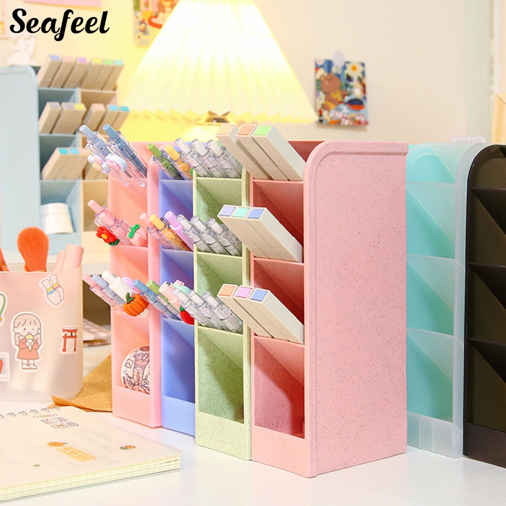 Giá Đỡ Bút Đánh Bóng Cạnh Bàn Sức Chứa Lớn Tiện Dụng Cho Văn Phòng / Trường Học