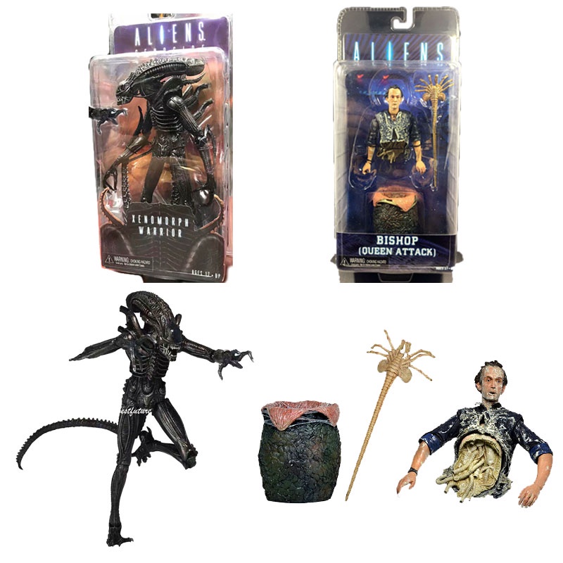 Neca Mô Hình Đồ Chơi Nhân Vật Xenomorph Warrlor Bishop Queen Attack Alien: Covenant