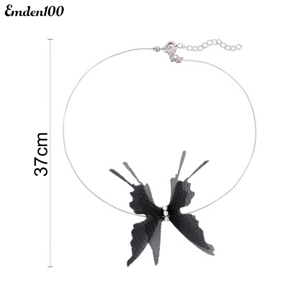 Vòng Cổ Choker Bằng Hợp Kim Mặt Hình Bướm Gợi Cảm Cho Nữ