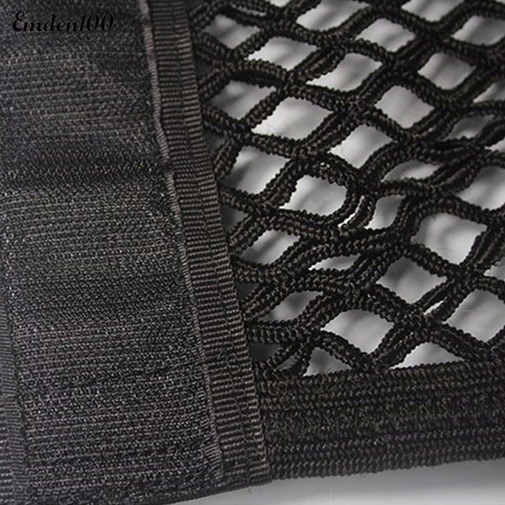 Túi Lưới Co Giãn Hai Ngăn Đựng Đồ Gắn Lưng Ghế Xe Hơi