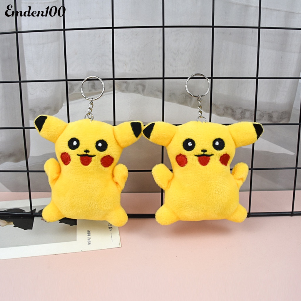Móc Khóa Hình Pikachu Nhồi Bông Dễ Thương