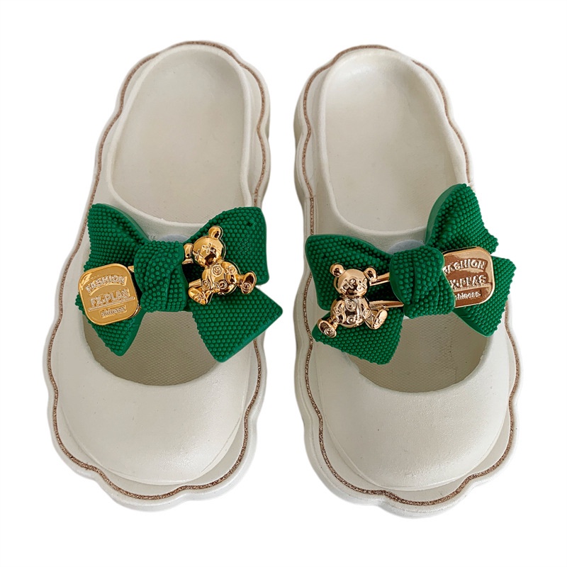 Gấu con bánh mì dép  giày thời trang mùa hè 2023  dép quai hậu nữ  dép sandal nữ  AA6470