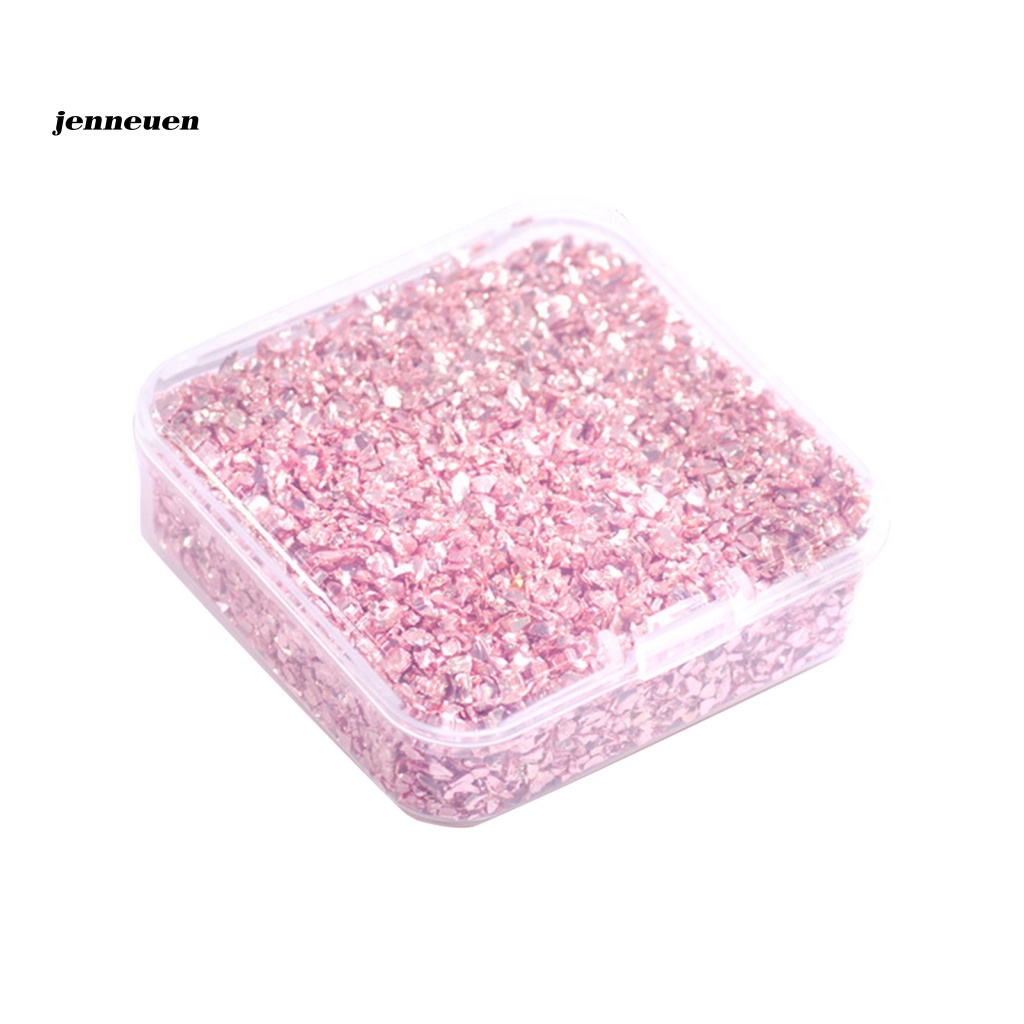 1 Hộp Phụ Kiện Trang Trí Móng Tay 3D Lấp Lánh