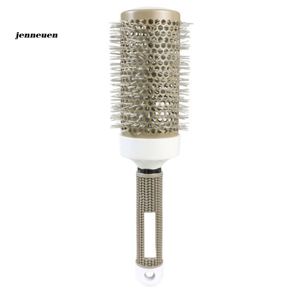 Lược Chải Tóc Tạo Kiểu Chống Tĩnh Điện Ion Âm Thiết Kế Dạng Con Lăn Tiện Lợi