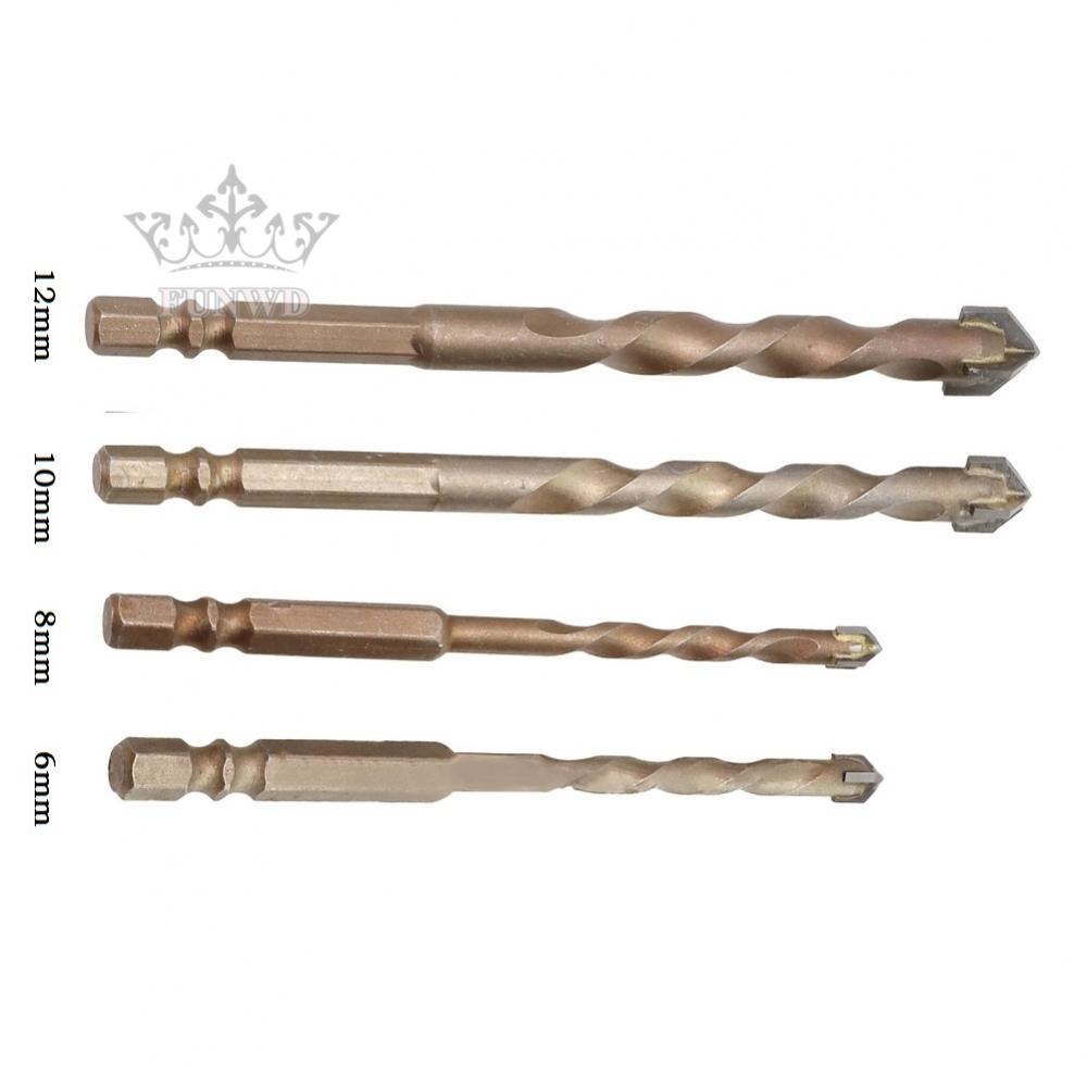【FUNWD】Drill Bit 98-122mm Brick Hard Alloy Drill Hole Cutter Hole Opener High Quality