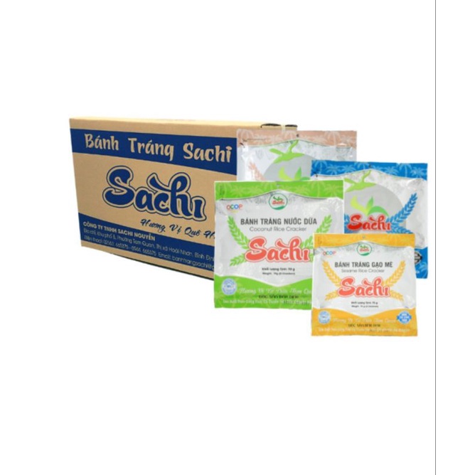 Bánh tráng Sachi Bình Định nướng sẵn