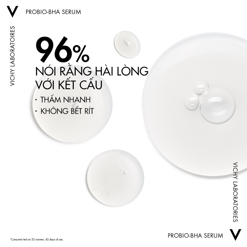 Tinh chất giúp dịu da tức thì và giảm mụn rõ rệt sau 7 ngày Vichy Normaderm Probio-BHA 1ml