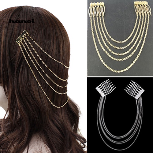 Lược Cài Tóc Dạng Chuỗi Dài Thời Trang Thanh Lịch Cho Nữ