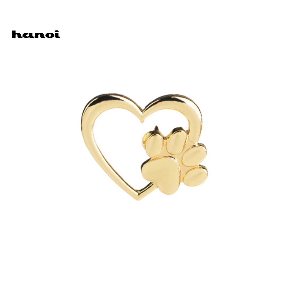 Ghim Cài Áo Hình Trái Tim Đính Đá Nhân Tạo Thời Trang