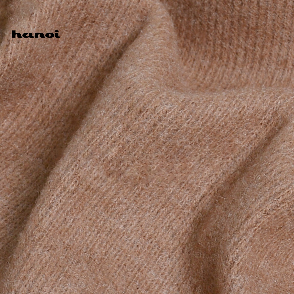 Mũ Dệt Kim Vành Ngắn Siêu Mềm Co Giãn Màu Trơn Giữ Ấm Mùa Thu Đông Phong Cách Hip Hop Cho Cặp Đôi