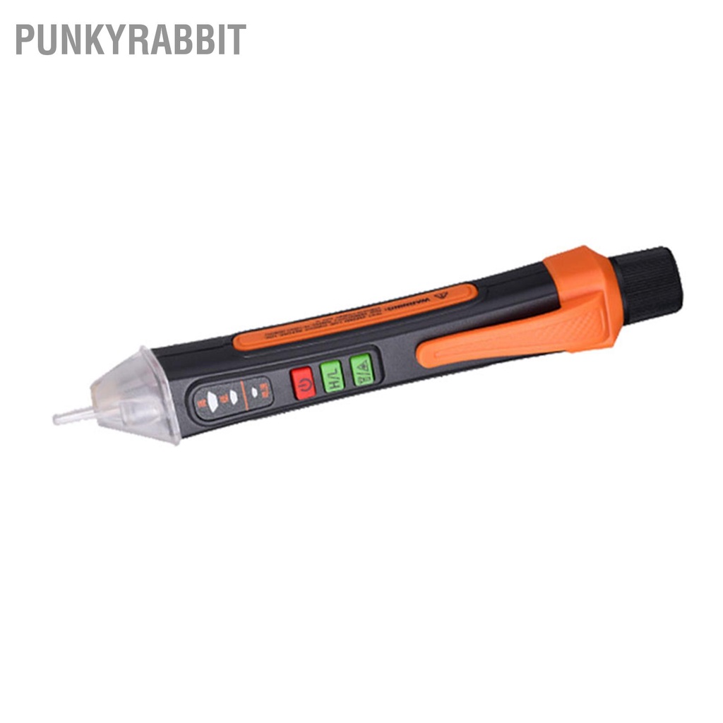 PunkyRabbit Máy kiểm tra mạch không tiếp xúc với đèn LED báo động bằng còi Công cụ tìm điểm dừng di cho gia đình