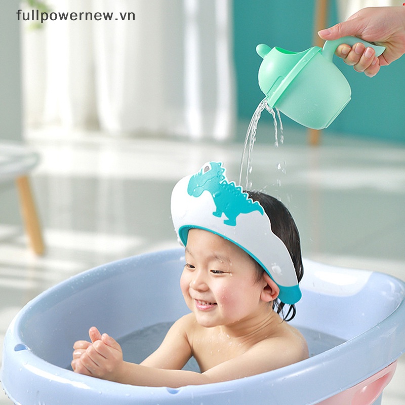 Toàn Bộ Mũ Gội Đầu Bảo Vệ Tai Chống Thấm Nước Hình Khủng Long Bằng Silicon Cho Bé vn