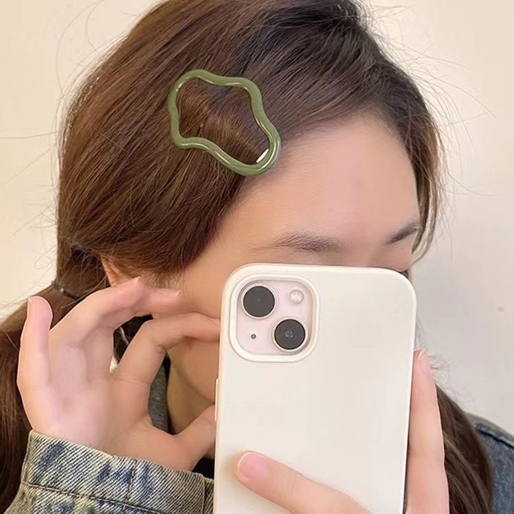 Bộ Kẹp Tóc Kim Loại Hình Đám Mây Dễ Thương