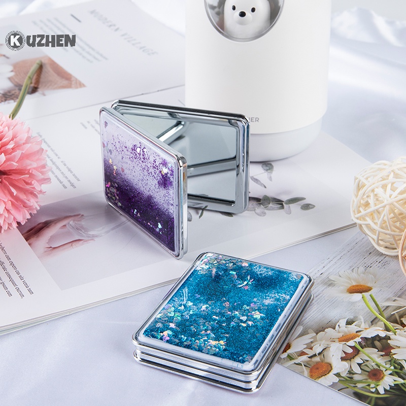 Gương Trang Điểm mini Bỏ Túi kuzhen