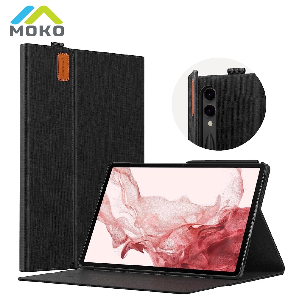 Bao Da Máy Tính Bảng Có Ngăn Đựng Bút Tự Động Cho Samsung Galaxy Tab S9 + 12.4-Inch 2023
