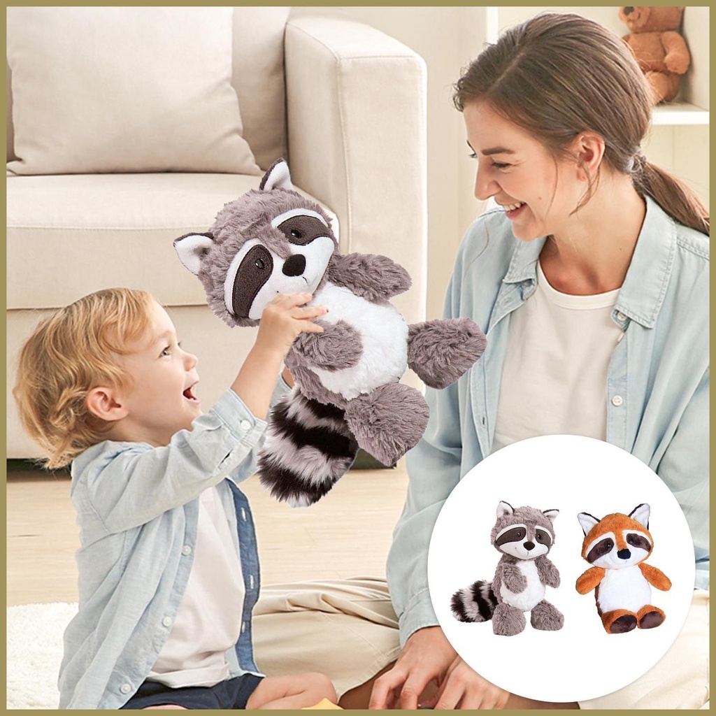 Đồ chơi nhồi bông Hình Racoon Hoạt Hình Thân Thiện Với Da Trang Trí Trưng Bày paca3vn