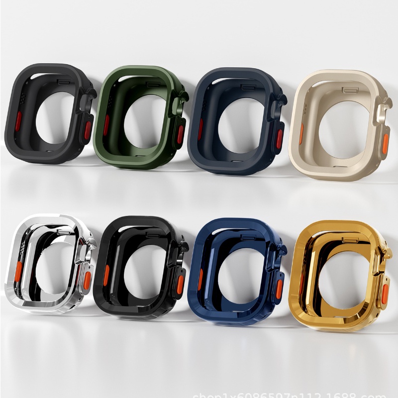Ốp Bảo Vệ Bằng TPU Mềm Dành Cho Đồng Hồ Thông Minh Apple Watch 45mm 41mm 44mm 40mm iWatch Series 8 7 6 5 4 SE