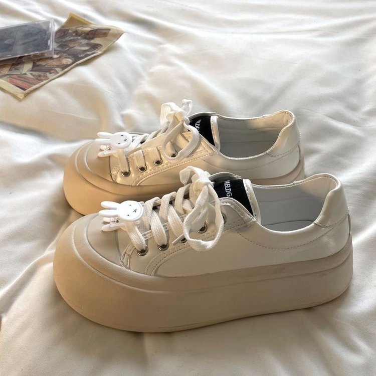 Giày Búp Bê Da PU Mũi Tròn Thời Trang Nữ Tính