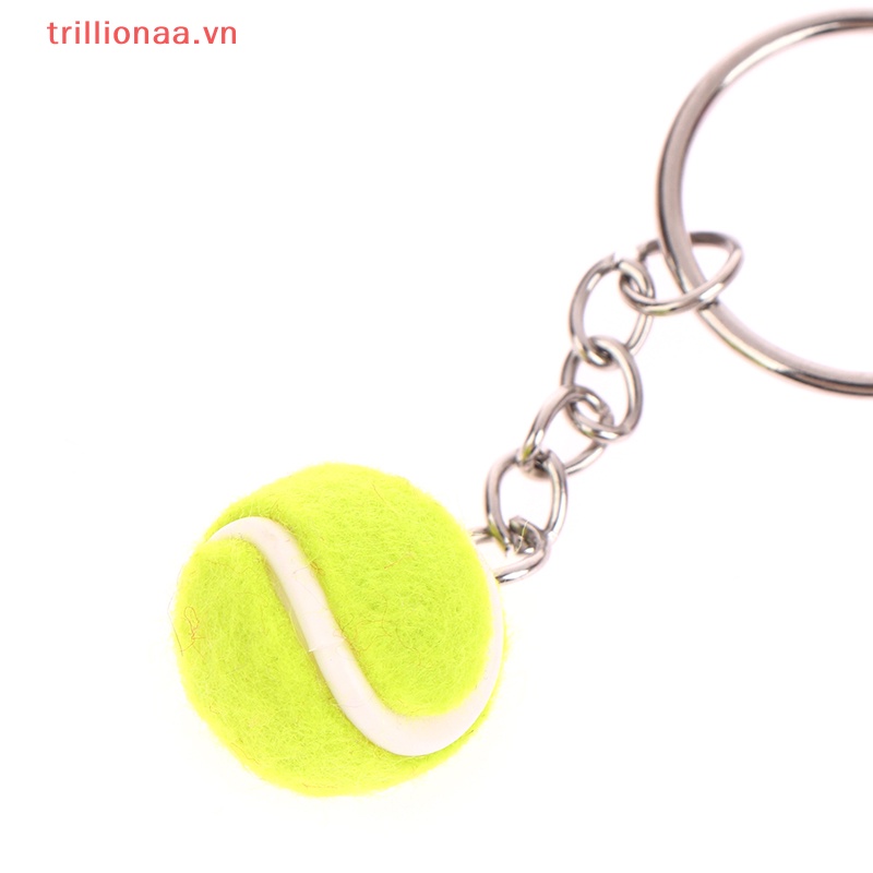 Triiona 1 Móc Khóa Hình Quả Cầu Lông tennis / Cầu Lông Bằng Kim Loại vn