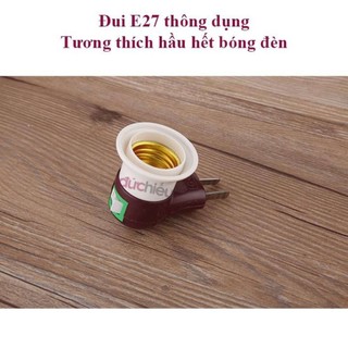 Bộ 2 đuôi đèn có công tắc chuôi E27