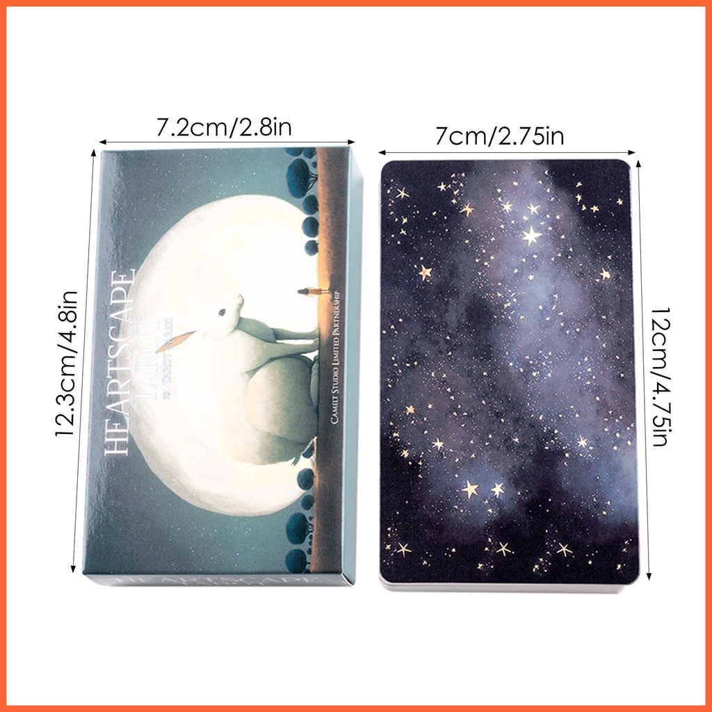 Bộ Bài Tarot 12x7cm In Chữ Tiếng Anh