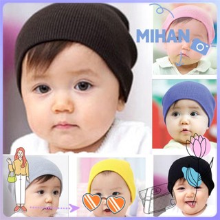 Mũ len mềm cho bé trai và bé gái mihan1