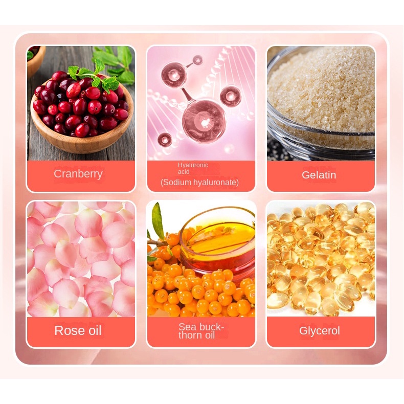 Gel Tinh Dầu Hoa Hồng Sodium hyaluronate Dạng Viên Nang