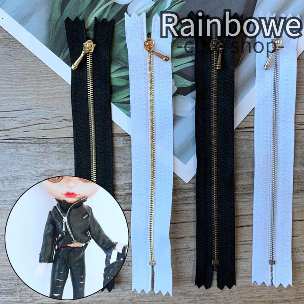 Dây Khóa Kéo Mini 10cm / 12cm Màu Sắc Cầu Vồng Chất Lượng Cao Dùng Làm Đồ Thủ Công DIY