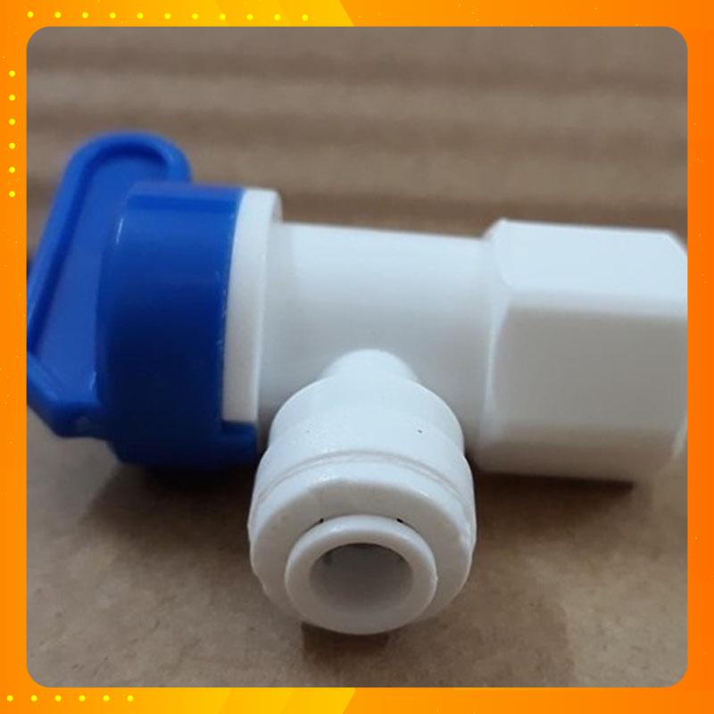 Van bình áp máy lọc nước RO, khoá bình áp, đầu ra ống dây 6mm nối nhanh cho máy lọc nước hàng Xịn