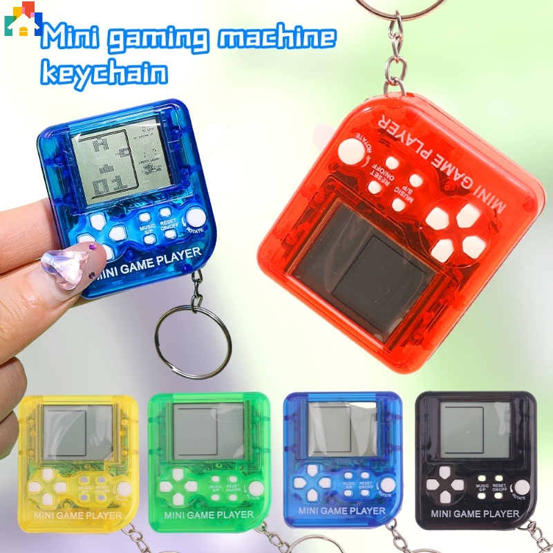 Máy Chơi Game Cầm Tay Mini Bỏ Túi Có Móc Khóa 26 Trò Chơi Video