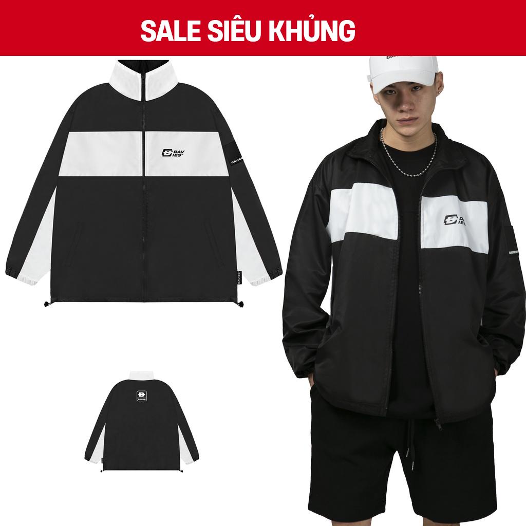 Áo khoác dù nam nữ form rộng màu đen Reverse Jacket local brand DAVIES| D30-AK4