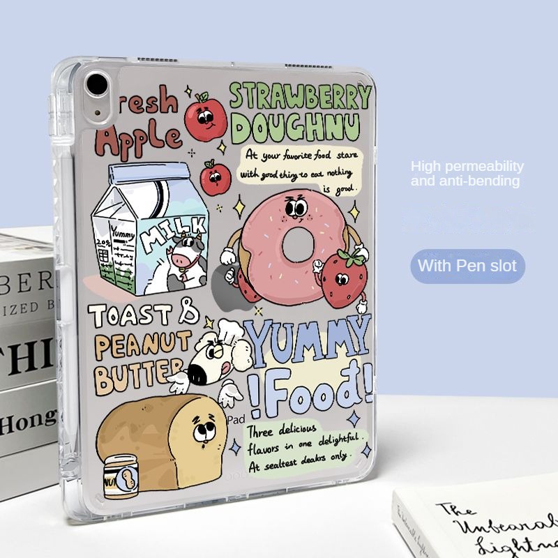 Ốp Máy Tính Bảng Tpu Gập Gọn Chống Rơi iPad Air 4 10.9 2021 Pro 11 10 2022 10.9 gen9 / 8 / 7 Gen 10.2 iPad gen5 / 6 / Air1 / 2 9.7 6 mini4 5 iPad