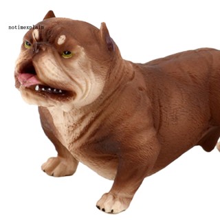 Mô Hình Chó Pitbull Mini Dùng Để Trang Trí